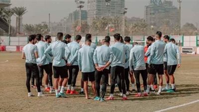 تدريبات استشفائية للاعبي الأهلي المشاركين في لقاء المحلة