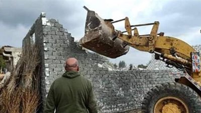 إزالة 11 حالة تعد على الأراضي الزراعية وأملاك الدولة بالبحيرة