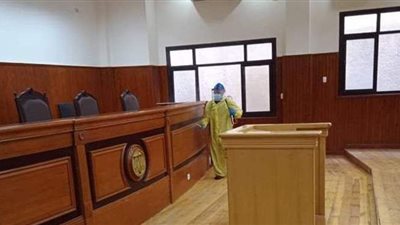 مجلس الدولة يجدد الالتزام بإجراءات الوقاية من كورونا | صور