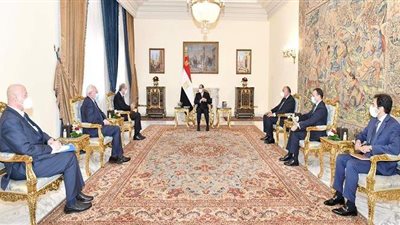 السيسي لوزيري خارجية الأردن وفلسطين: القضية الفلسطينية من ثوابت السياسة المصرية