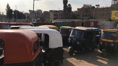 حملة لحظر التوك توك بشوارع طنطا | صور