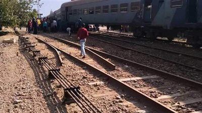 السكك الحديدية: لجنة لمعرفة أسباب حادث قطار أشمون طنطا