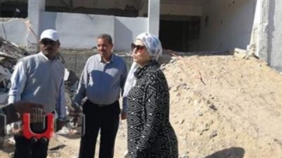 رئيسة مدينة سفاجا تتفقد تطوير ورفع كفاءة المجمع النموذجي | صور