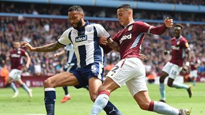 أستون فيلا يهزم وست بروميتش بثلاثية نظيفة في الدوري الإنجليزي