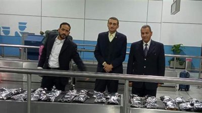 ضبط راكبة حاولت تهريب أعشاب مقوية للمناعة بمطار القاهرة