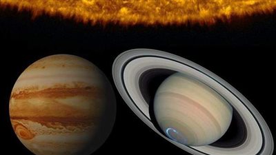 بث مباشر للاقتران العظيم بين زحل والمشترى