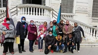 تنشيط السياحة تنظم عدد من الورش الفنية لذوي الاحتياجات الخاصة ومرضى السرطان بالإسكندرية