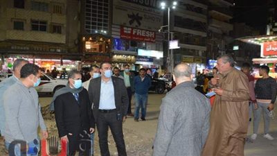 لتطبيق قرارات الغلق.. جولة مفاجئة لمحافظ الغربية بمدينة طنطا