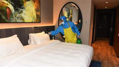 تعقيم مستمر لمقر بعثة الأهلي في النيجر