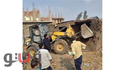 إزالة 5 تعديات على الأراضي الزراعية بالمنوفية