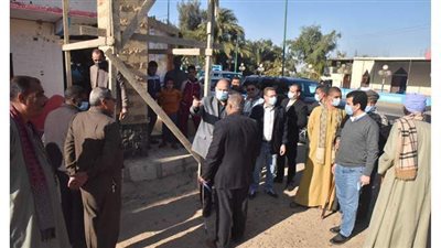 محافظ أسيوط يتفقد أعمال تطوير مدخل 