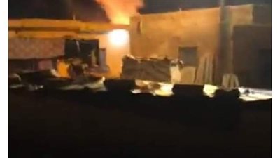 إخماد حريق شب في مخزن أسطوانات بوتاجاز بمطروح