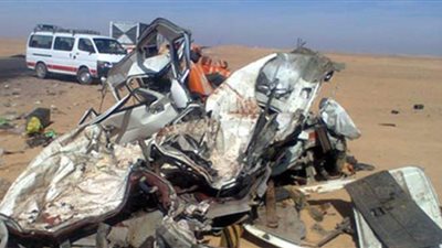 إصابة 10 عمال في حادث تصادم على طريق القاهرة إسكندرية الزراعي