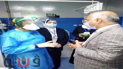 بعد تزايد أعداد إصابات كورونا بالغربية.. وكيل الصحة يتفقد مستشفيى صدر وحميات المحلة| صور