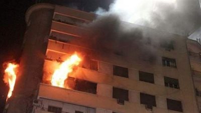 إخماد حريق شب داخل شقة سكنية في المعصرة