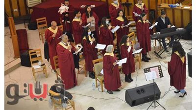 بدء قداس عيد الميلاد في الكاتدرائية الأسقفية بالزمالك | فيديو وصور