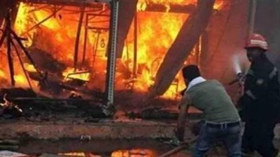 اندلاع حريق في مخبز بلدي بالدقهلية