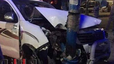 اصطدام مروع بين سيارة ملاكي وأخرى ربع نقل ووقوع إصابات بمطروح | فيديو وصور