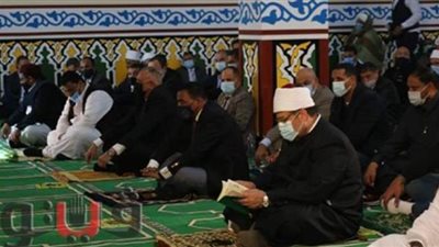 10 صور ترصد افتتاح مسجد أولاد دغيم في مطروح