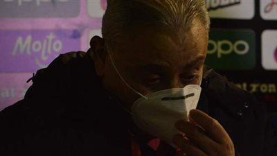 خالد عيد يدخل في نوبة بكاء عقب الفوز علي الجيش بهدفين | صور