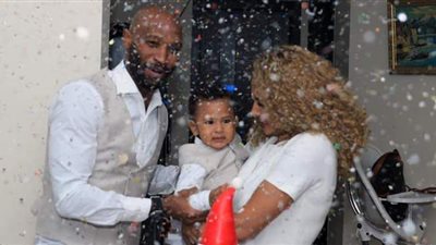 شيكابالا يحتفل بعيد ميلاد نجله 