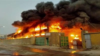 مصرع ٧ أشخاص وإصابة ٥ آخرين في حريق مستشفى بالعبور