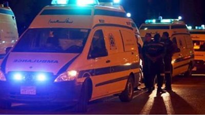 إصابة 6 أشخاص بحادث انقلاب سيارة في المنيا