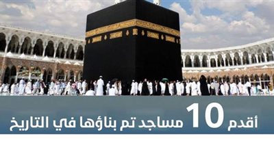 أقدم 10 مساجد تم بناؤها في التاريخ | إنفوجراف