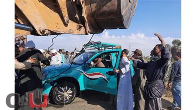سقوط سيارة بترعة الموت في الأقصر | صور