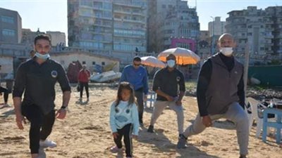 6 صور ترصد اليوم الرياضي بنقابة المهندسين فى الإسكندرية