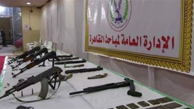 الصور الأولى لمضبوطات حملة أمن القاهرة بقطاع الجنوب