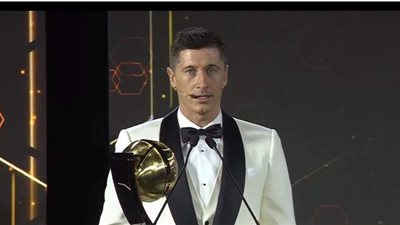 بحفل جلوب سوكر.. ليفاندوفسكي يفوز بلقب أفضل لاعبي العالم  في 2020