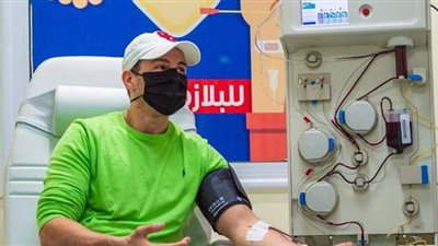 رامي رضوان يتبرع ببلازما الدم بعد تعافيه من كورونا