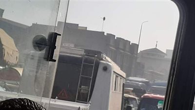 زحام مروري بطريق الإسكندرية الزراعي لمسافة 5 كيلو