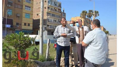 جولة تفقدية لرئيس مدينة إسنا لوضع تصور حديقة الوحدة المحلية | صور