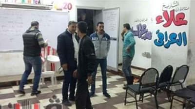 غلق سنتر تعليمي مخالف بجزيرة الذهب في الجيزة | صور