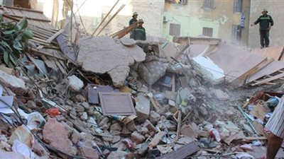 تفاصيل جديدة في انهيار عقار بولاق الدكرور