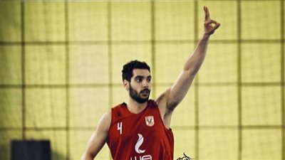 إيهاب أمين لاعب سلة الأهلي يتعافى من إصابته بكورونا