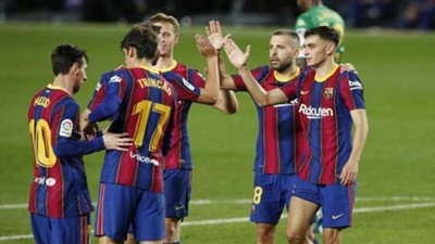 برشلونة يتعادل مع إيبار 1/1 في غياب ميسي