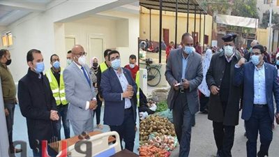 نائب محافظ بني سويف يتابع تطوير مستشفى الصدر وانتظام سوق ترعة البوصة | صور