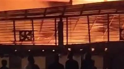 الدفع بـ7 سيارات إطفاء للسيطرة على حريق مصنع للسيراميك ومخزن بالدقهلية| فيديو