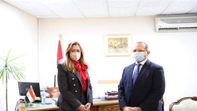 رشا راغب تستعرض إنجازات الأكاديمية الوطنية بمعهد الدراسات الدبلوماسية | صور