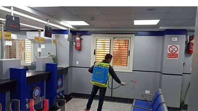 تطهير النوادي الاجتماعية والنقابات المهنية بحي جنوب الجيزة | صور