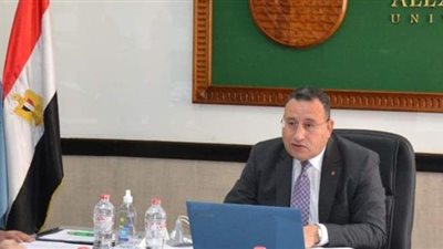 جامعة الإسكندرية: استكمال تدريس المناهج الدراسية بنظام الأونلاين