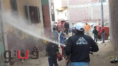 استمرار أعمال رش وتطهيرالشوارع والمنشآت بكفر الشيخ لمكافحة كورونا | صور