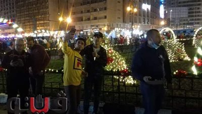 فسحة الغلابة.. المواطنون يحتفلون برأس السنة في ميدان رمسيس | صور