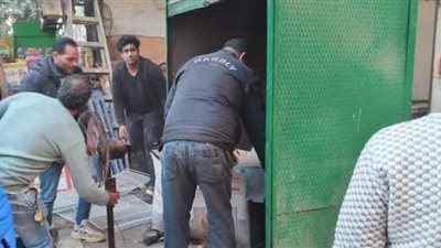 إزالة أكشاك ورفع إشغالات بحملة مكبرة في العجوزة | صور