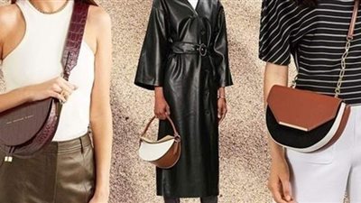 Half moon handbags موضة حقائب ٢٠٢١ | صور