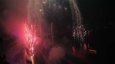 من أعلى نقطة.. كيف احتفل المصريون بالعام الجديد؟ | فيديو وصور