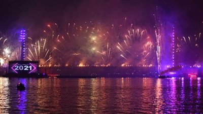 20 صورة ترصد أضخم احتفالات بالألعاب النارية برأس السنة في مصر